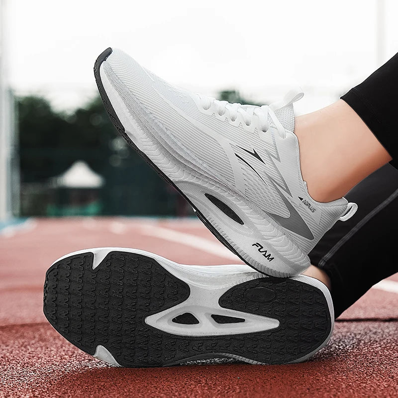 Zapatillas deportivas unisex con placa de carbono para correr y caminar; calzado con amortiguación para maratón, competición y entrenamiento de atletismo (para hombres y mujeres).