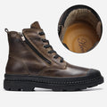 Natural Cow Leather Men Boots Top Quality Handmade Retro Men Boots Genuine Leather Men Boots #CX9550