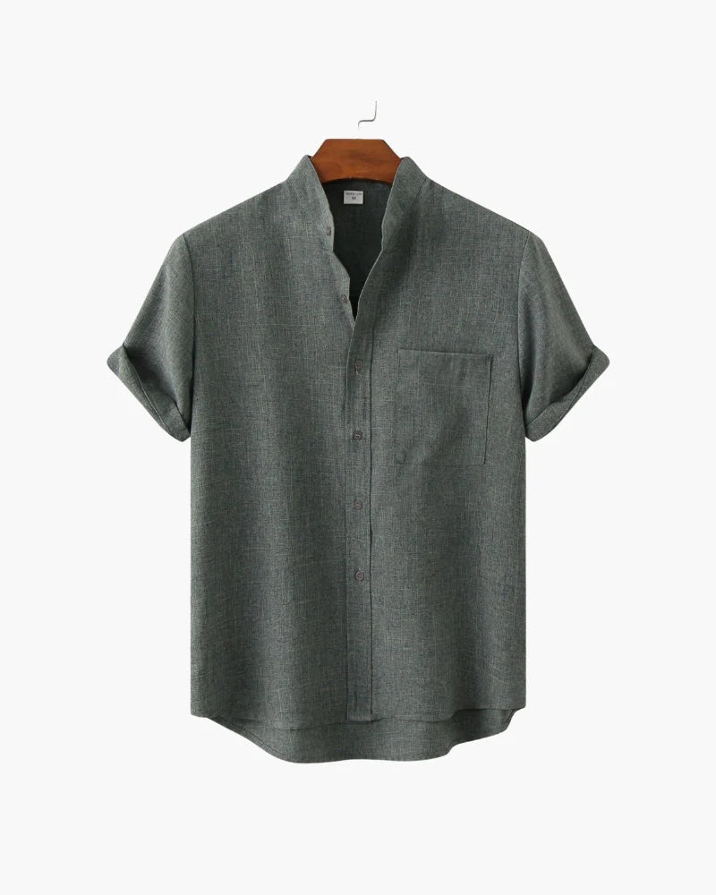 CAMISA LINHO MONACO SAGE