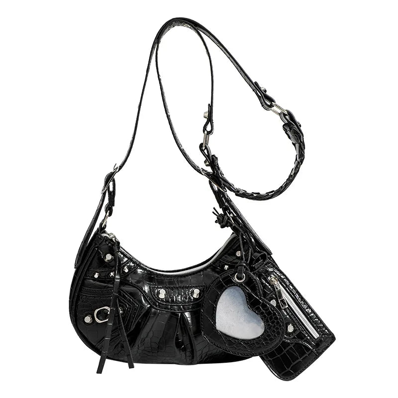 Bolso de hombro y bandolera para mujer, estilo retro, diseño elegante, ideal para cenas y ocasiones especiales.