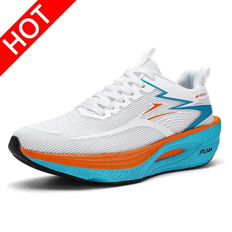 Zapatillas deportivas unisex con placa de carbono para correr y caminar; calzado con amortiguación para maratón, competición y entrenamiento de atletismo (para hombres y mujeres).