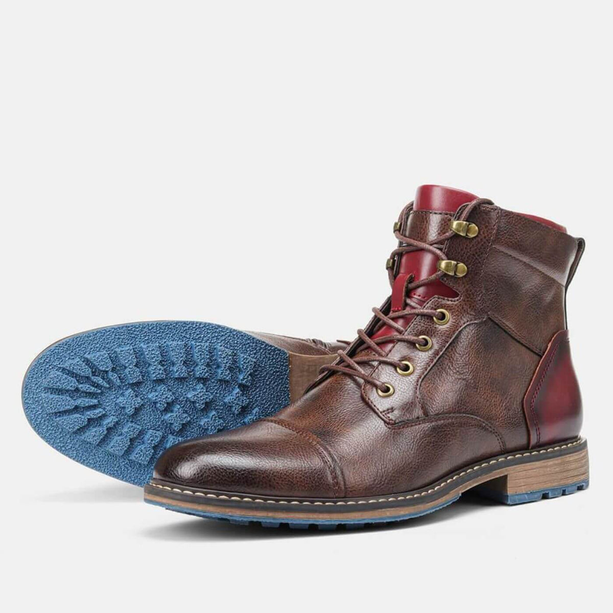 Botas Hombre Cuero Elegante Con Cordones – Botines Formales Cómodos Versátiles