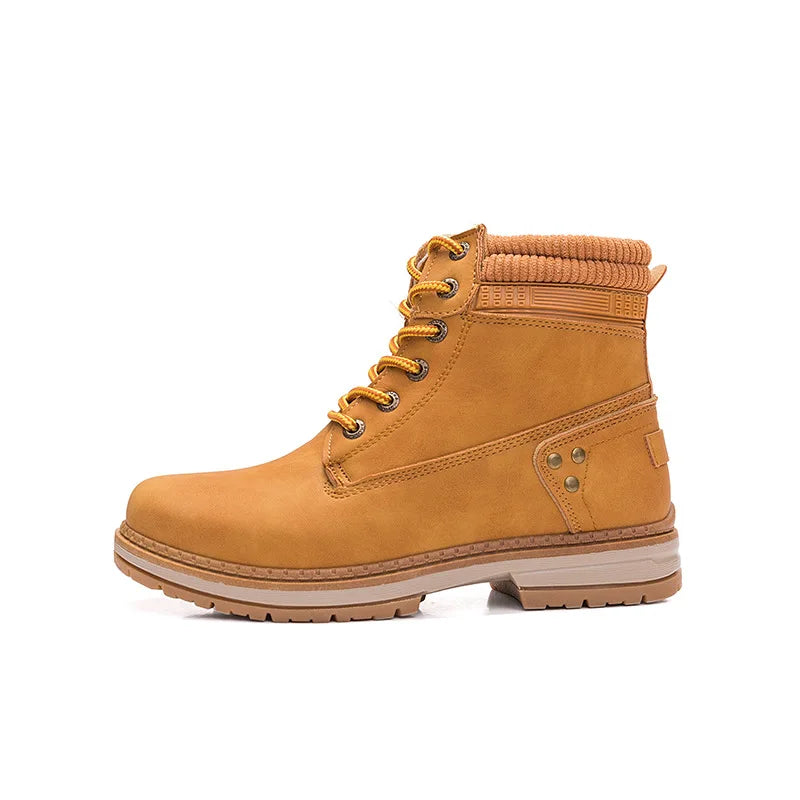 Spring Autumn New Women Boots Riding Equestrian Ankle Boots Ladies Platform Boots Lace-Up plus Size 36-41 Woman Fashion Shoes
