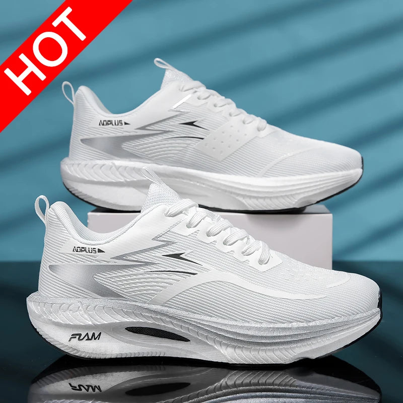 Zapatillas deportivas unisex con placa de carbono para correr y caminar; calzado con amortiguación para maratón, competición y entrenamiento de atletismo (para hombres y mujeres).
