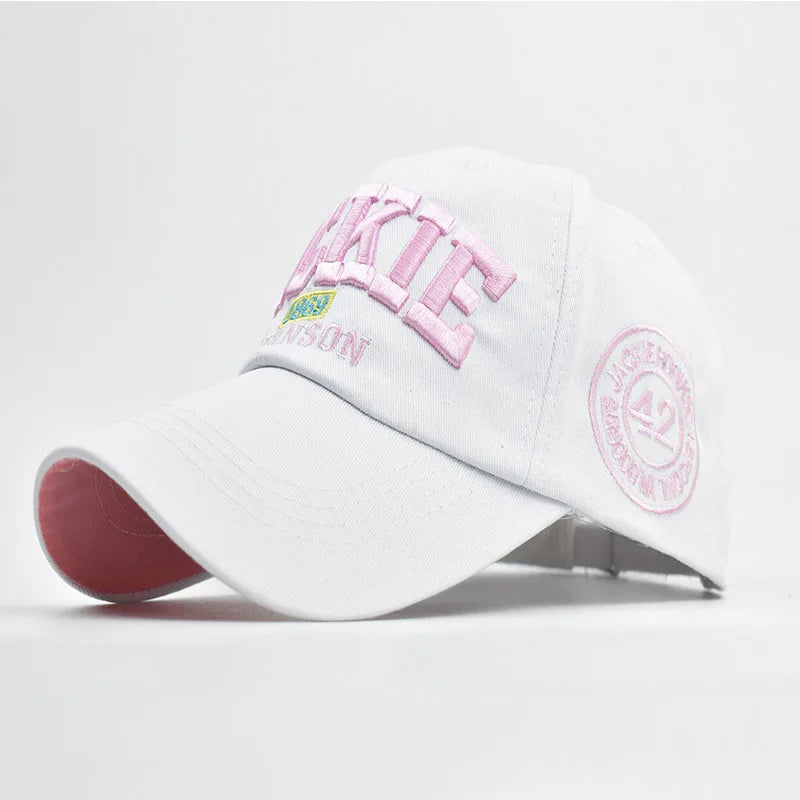 Summer Beige Letter Baseball Cap for Men Cotton Women Hat Street Hip Hop Caps Outdoor Sports Golf Hat Gorras Hombre
