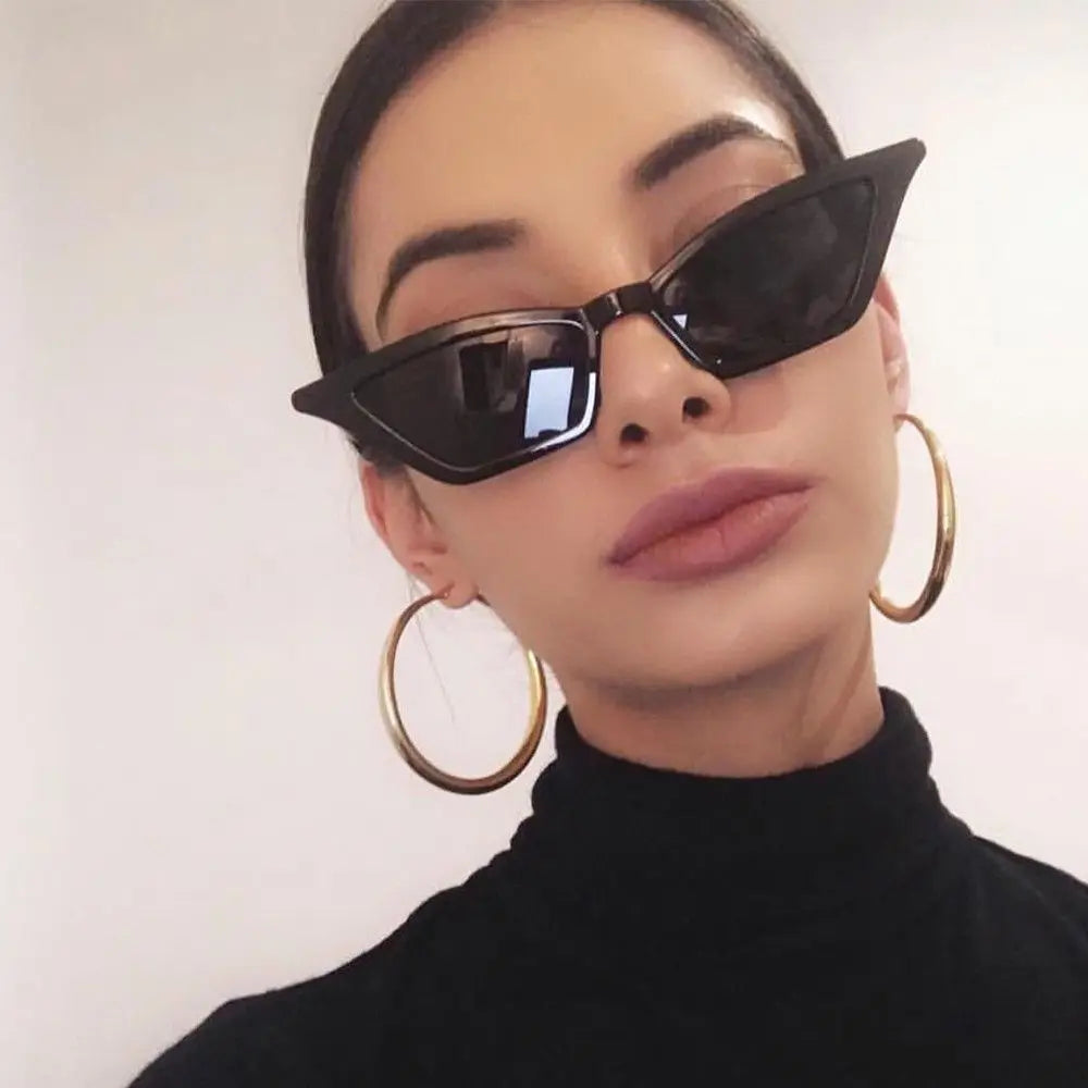 Retro Cat Eye Sunglasses UV400 Brand Designer Fashion Goggle Sun Glasses Women Men Trends Gradient Shades Outdoor Eyewear