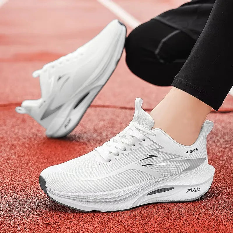 Zapatillas deportivas unisex con placa de carbono para correr y caminar; calzado con amortiguación para maratón, competición y entrenamiento de atletismo (para hombres y mujeres).