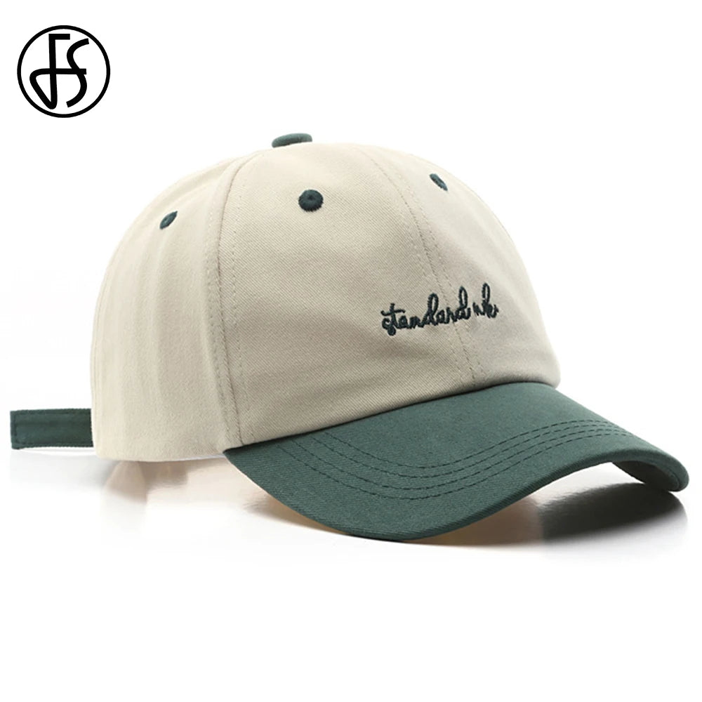 Brand Green Letter Embroidery Baseball Caps for Men Cotton Women Hats Snapback Hip Hop Cap Street Trucker Hats Gorras Hombre