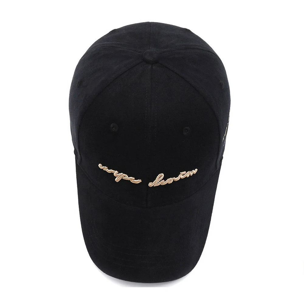Vintage Orange Yellow 3D Letter Embroidery Baseball Caps for Men Korean Style Women Hat Street Trucker Cap Casquette Homme