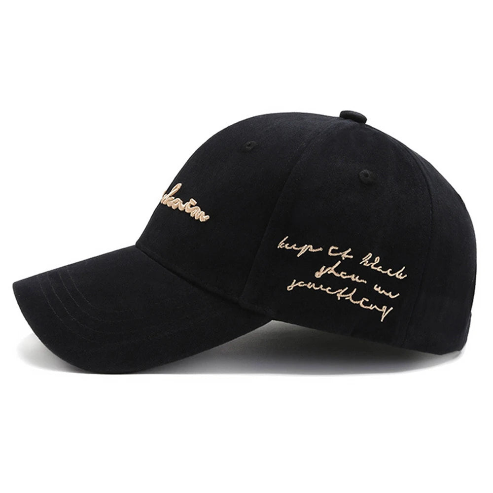 Vintage Orange Yellow 3D Letter Embroidery Baseball Caps for Men Korean Style Women Hat Street Trucker Cap Casquette Homme