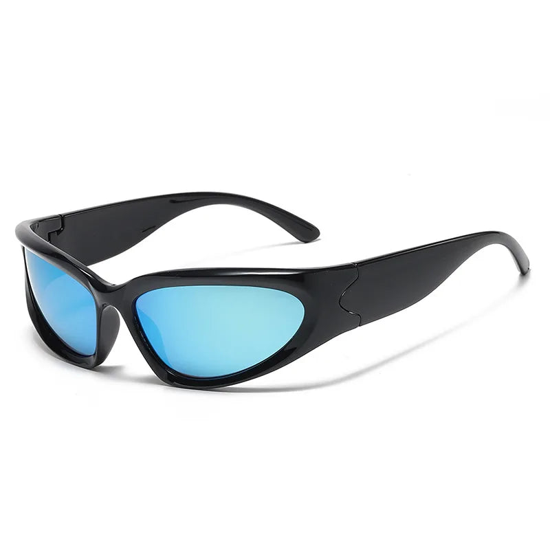 Popular Women'S Sunglasses 2023 Punk Sunglasses Unique Sports Sun Glasses Men UV400 Goggle Shades Mirror Colorful Y2K Eyewear