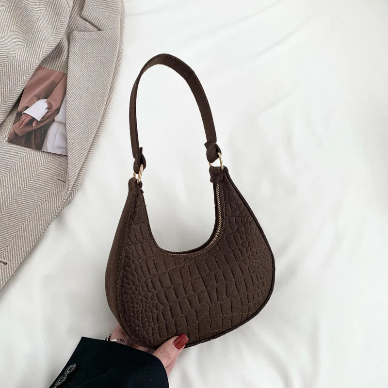 (.) Women Top-handle Bags Autumn Winter Fashion Bag New Fashion Shoulder Bag Portable Women's Bag Bolso Mujer Handbags Felt