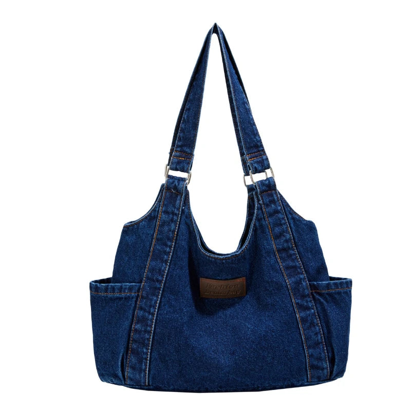 Cowboy Canvas Tote Bag for Women Shoulder Bags Shopping Bag Class Bags for Girl Casual Fashion Designer Bag Bolso Marca Lujo Sac