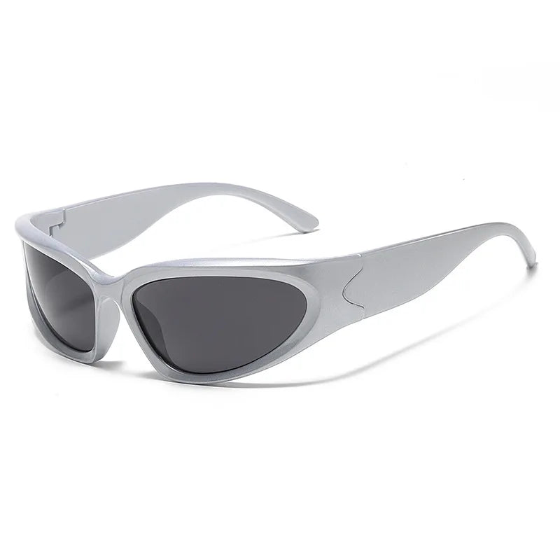Popular Women'S Sunglasses 2023 Punk Sunglasses Unique Sports Sun Glasses Men UV400 Goggle Shades Mirror Colorful Y2K Eyewear