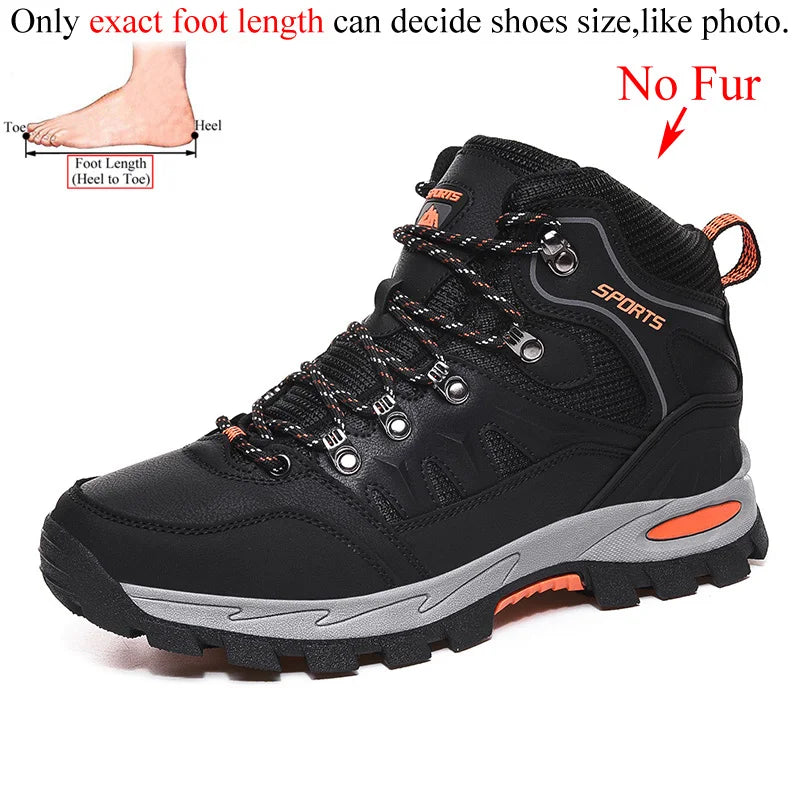 Winter Woman Ankle Outdoor Mountain Leather Hiking Shoes Boots Women Trekking Sneakers Tracking Camping Tourism Treking Trecking