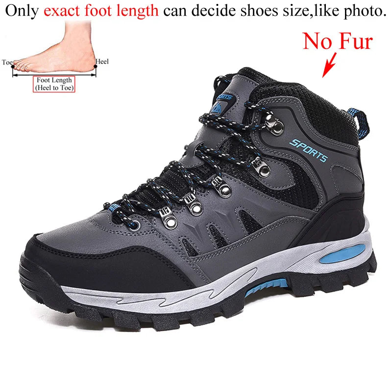 Winter Woman Ankle Outdoor Mountain Leather Hiking Shoes Boots Women Trekking Sneakers Tracking Camping Tourism Treking Trecking