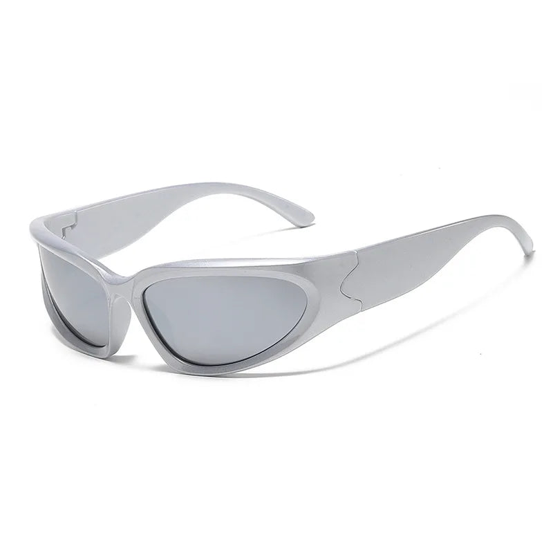 Popular Women'S Sunglasses 2023 Punk Sunglasses Unique Sports Sun Glasses Men UV400 Goggle Shades Mirror Colorful Y2K Eyewear