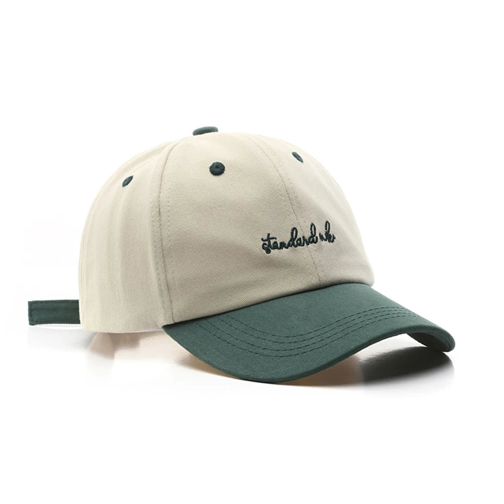 Brand Green Letter Embroidery Baseball Caps for Men Cotton Women Hats Snapback Hip Hop Cap Street Trucker Hats Gorras Hombre