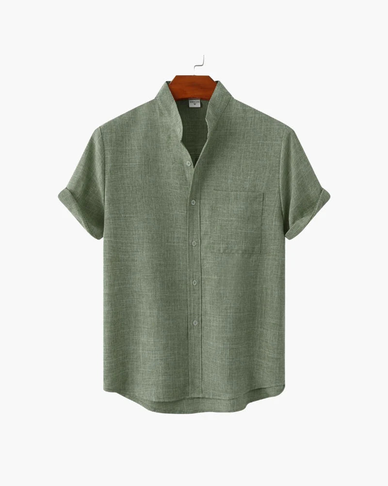 CAMISA LINHO MONACO SAGE