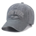 2025 New York Washed Cotton Cap For Men Women Gorras Snapback Caps Baseball Caps Sun protection Casquette Dad Hat Outdoors Cap