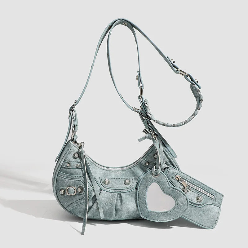 Bolso de hombro y bandolera para mujer, estilo retro, diseño elegante, ideal para cenas y ocasiones especiales.