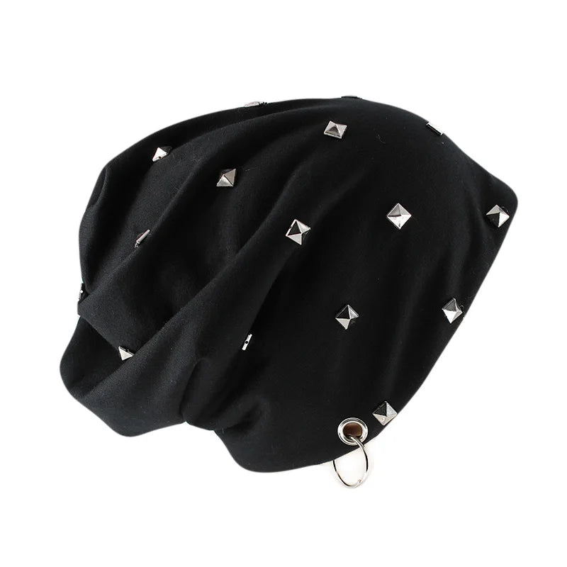 New Fashion Men Women Unisex Casual Hat with Skull Hoop Brand Hats Winter Warm Beanies Skullies Thick Adult Hip Hop Bonnet