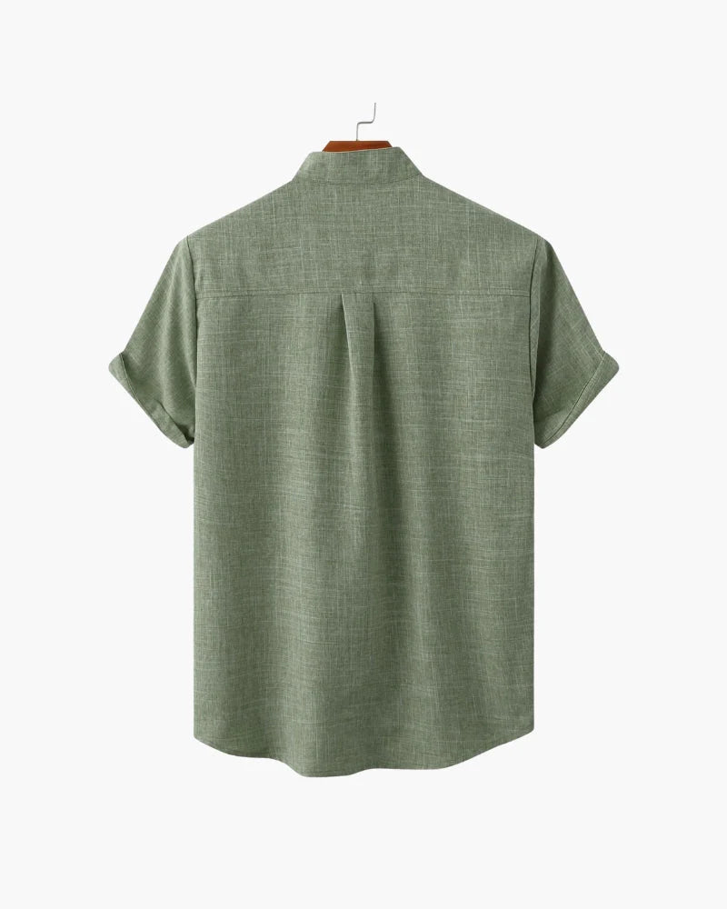 CAMISA LINHO MONACO SAGE